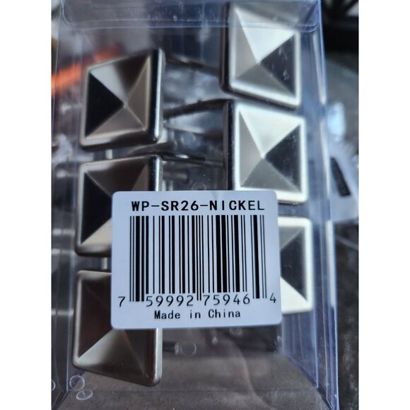 Satin Nickel Shower Curtain Hooks New Set of 12 Decorative Hooks - Picture 4 of 5